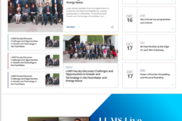 LUMS website redesign by playthink